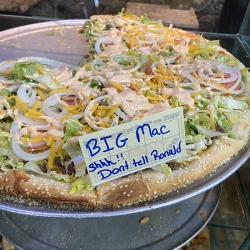 the big mac pizza